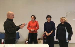 Discours du Président de Toum Garonne, Joël Lemarchand et remise des Junzi d'or à Marie-Claude Bourdieu, Bernadette Dal Bello et Sabine Ortolan. 