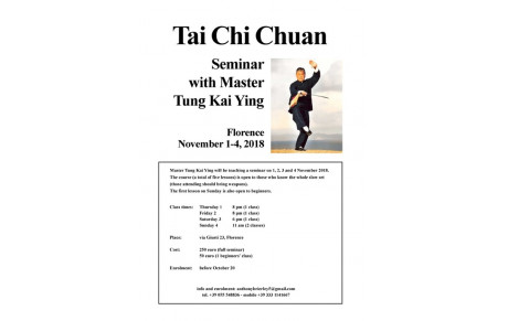 Les stages d'automne de Master Tung Kai Ying sont annulés